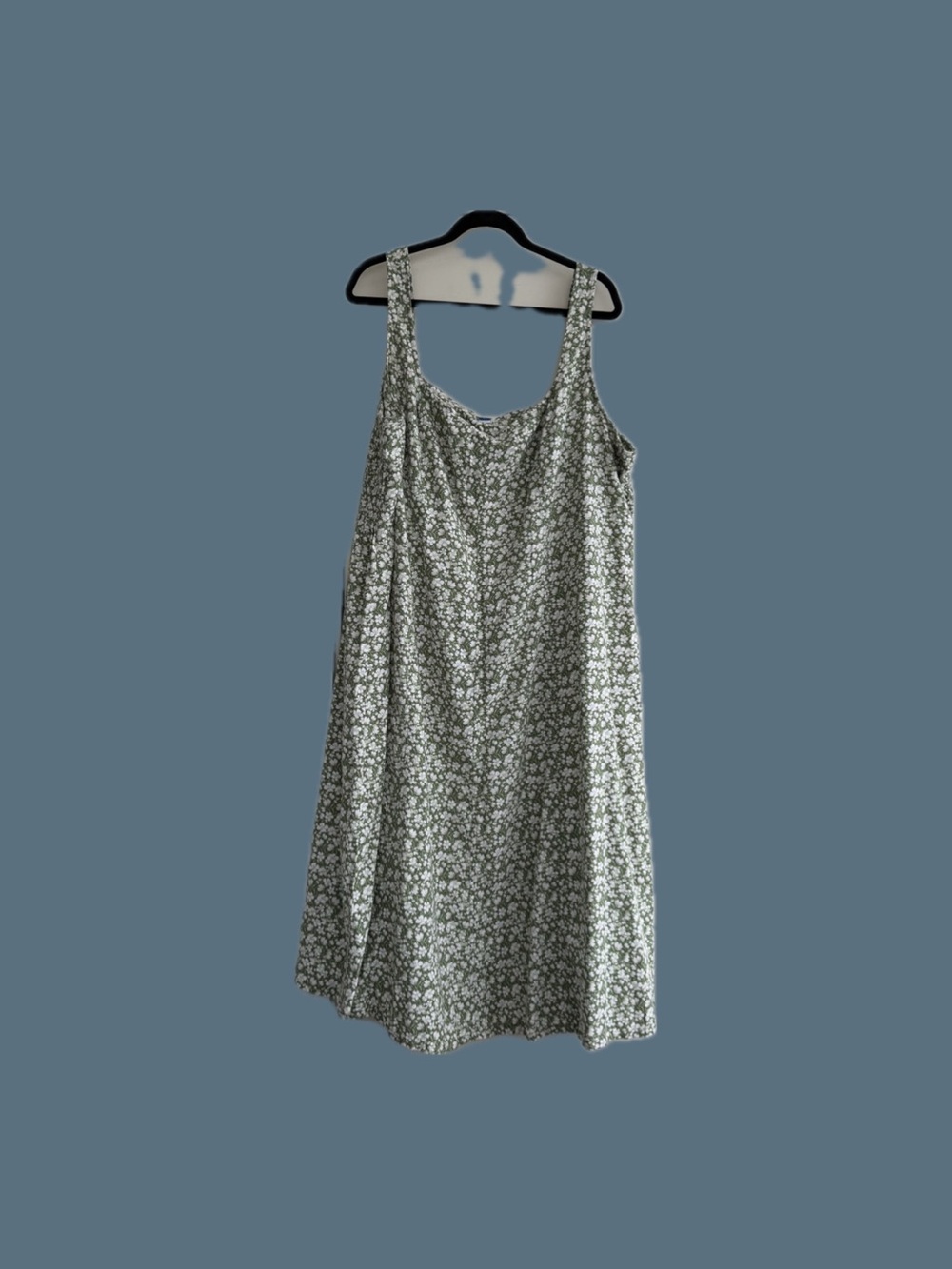 Old Navy Sage Green Floral Midi Dress